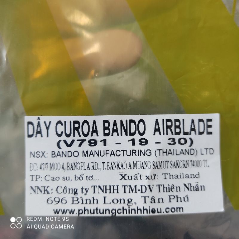 DÂY CUROA CHÍNH HÃNG BANDO AIRBLADE 110