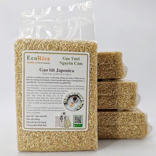 Gạo Lứt Hữu Cơ Japonica-An Food túi 1 kg hút chân không