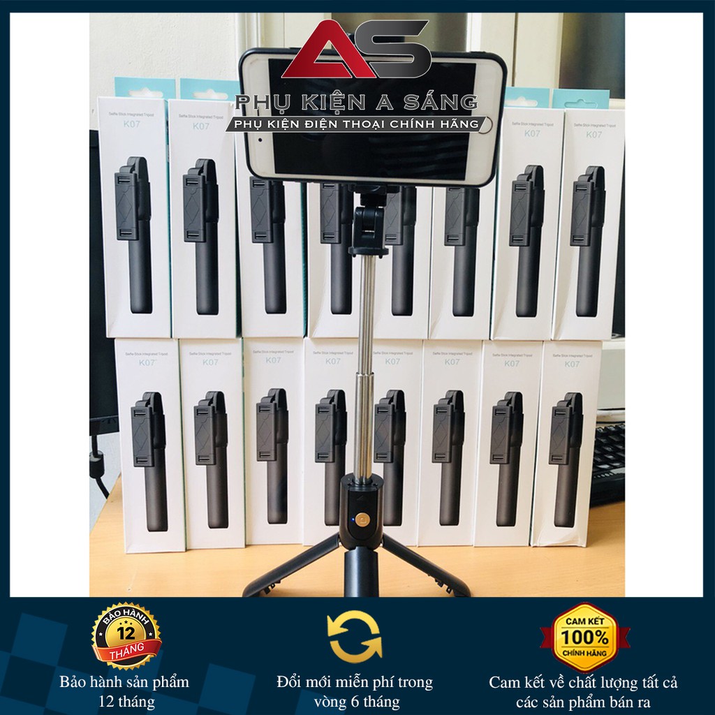 Gậy Chụp Ảnh K07 Bluetooth Selfie kèm Điều Khiển từ xa | BigBuy360 - bigbuy360.vn