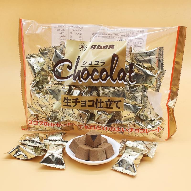 (Date 8.2023) Kẹo chocolate Takaoka Nhật 200g.