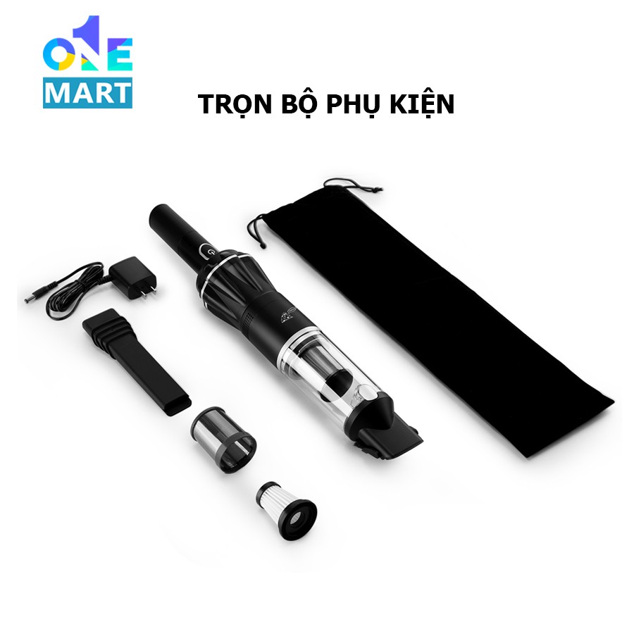 Máy hút bụi cầm tay cao cấp Puppyoo A10 Pro thiết kế đẳng cấp siêu nhỏ gọn chỉ 520g hàng chính hãng bảo hành 2 năm