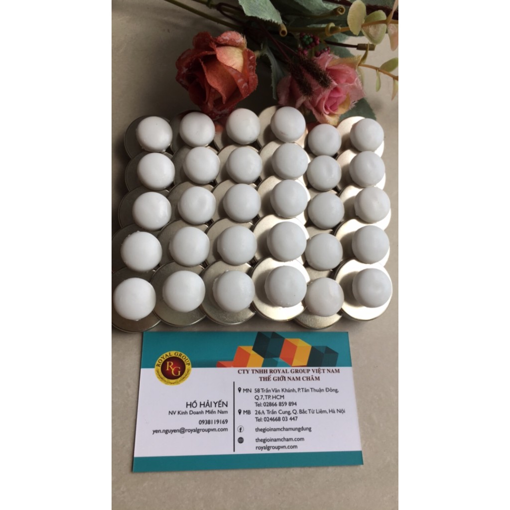 Đính bảng nam châm phi 27 hoặc phi 32 -  1 set 2 cái