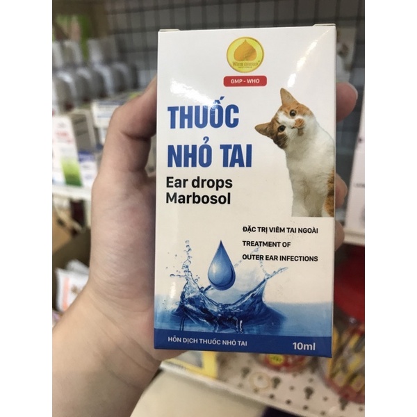 Thuốc nhỏ mắt/ nhỏ tai Eye Drops/ Ear Drops cho chó mèo