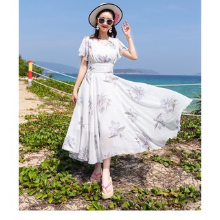 ĐẦM MAXI HOA DÁNG DÀI CAO CẤP HÀNG NHẬP