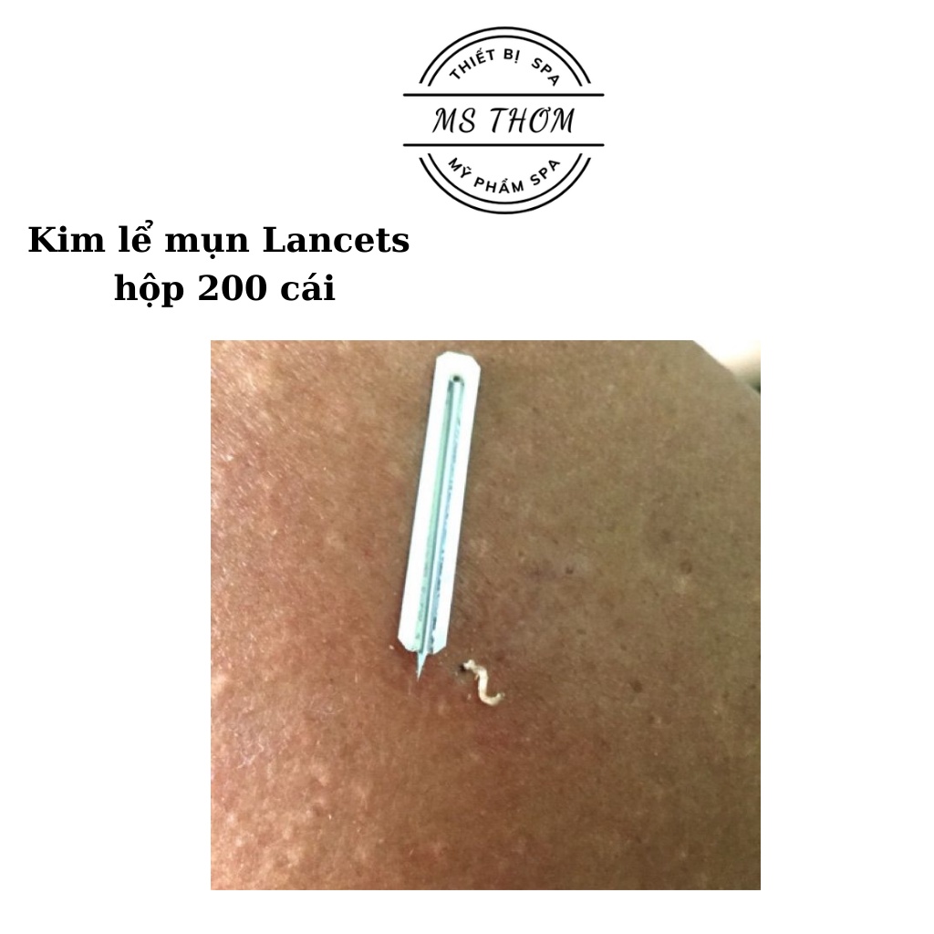 Kim lễ mụn, Kim chích mụn, Kim lấy máu LANCET (Hộp 200 cái)