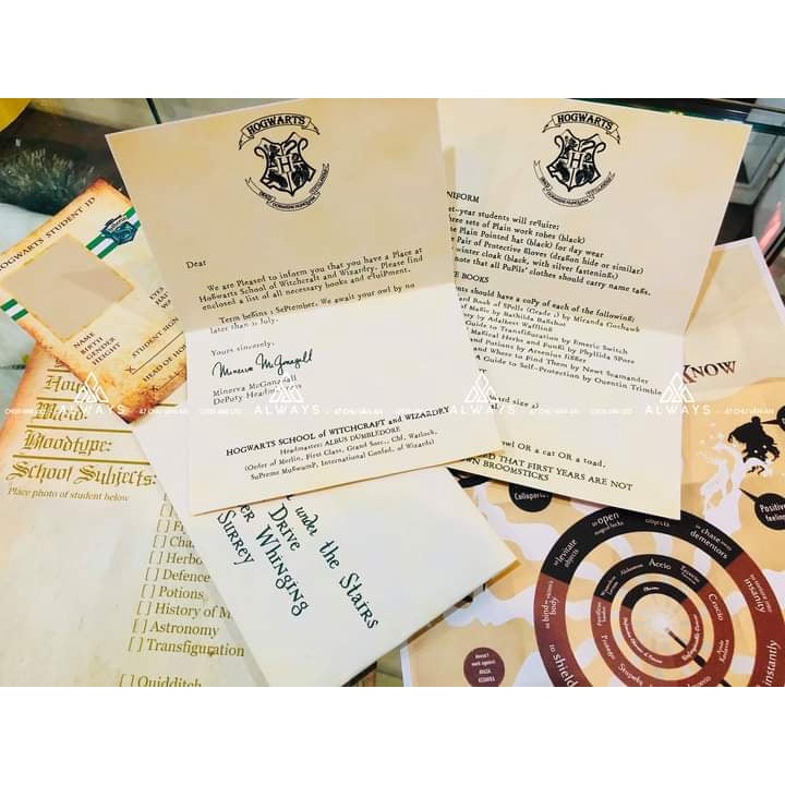 Set quà sinh nhật dành riêng cho Potterheads phân loại theo nhà - Quà tặng phong cách Harry Potter - SET QUÀ 1