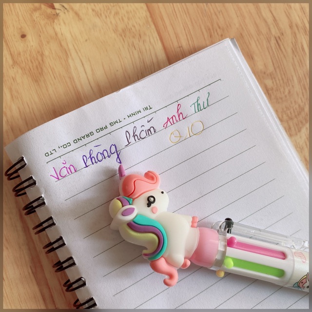 BÚT BIC BẤM HÌNH THÚ 6 NGÒI