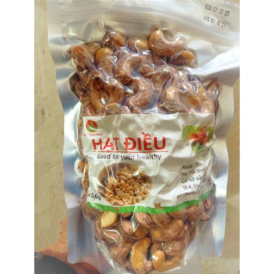 // GIÁ SỈ // 500G Hạt Điều Rang Muối hút chân không- shop thảo mộc hoa