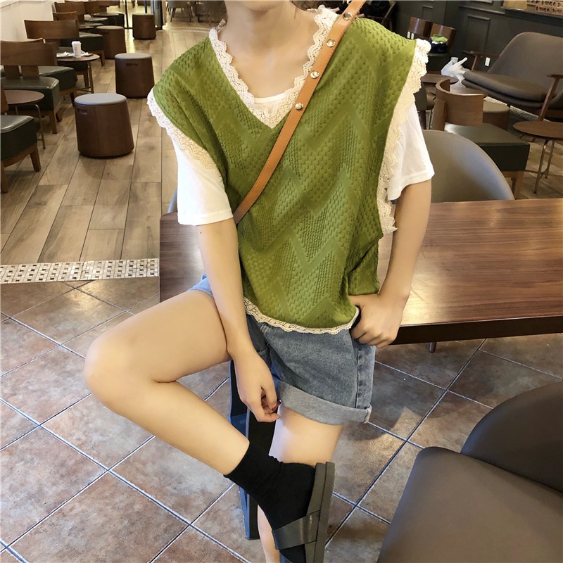 Áo Nữ Không Tay Thời Trang Hàn Quốc Xinh Xắn | BigBuy360 - bigbuy360.vn