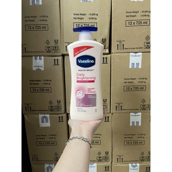 Dưỡng thể Vaseline màu hồng ( mẫu mới )