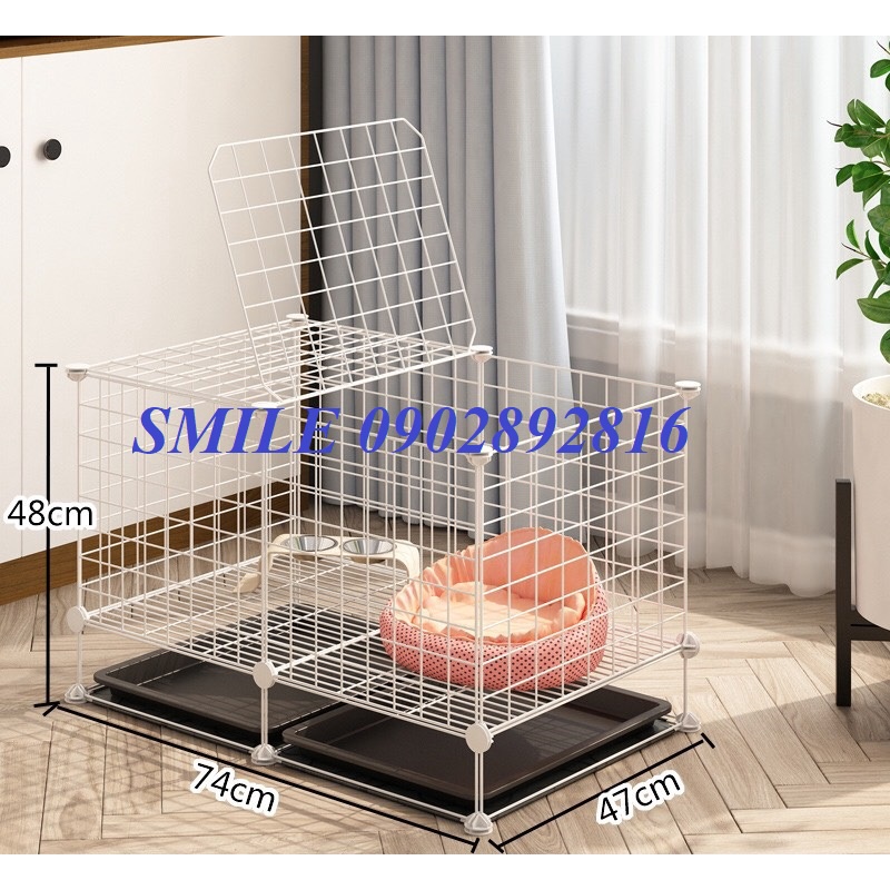 [TẶNG MÓC CHUỒNG] COMBO CHUỒNG, LỒNG LƯỚI THÉP DÀNH CHO CHÓ MÈO THÚ CƯNG ĐA NĂNG