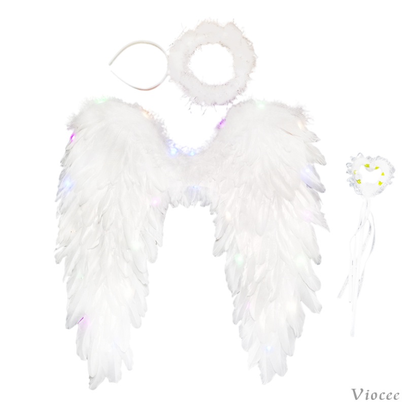 Đôi cánh thiên thần dễ thương để hóa trang tiệc Halloween dành cho trẻ em và người lớn
