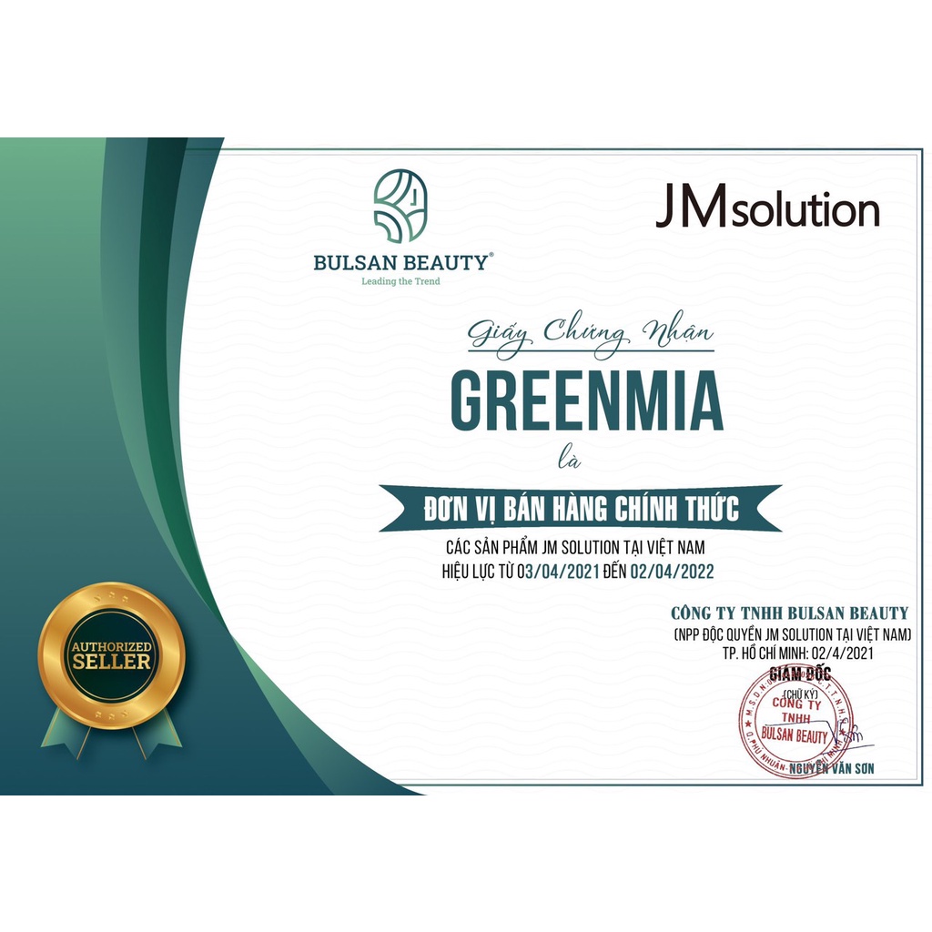 Mặt Nạ JMSOLUTION Jelly Thạch Ngọc Trai [MIẾNG LẺ] Dưỡng Trắng JMSolution Marine Luminous Pearl Hydrogel Mask Pearl 30g