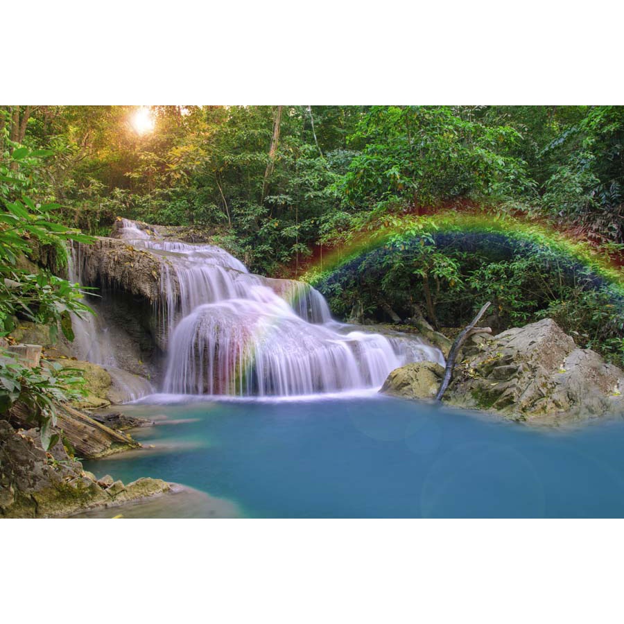 Tranh 3d thác nước chảy trong lành, độc đáo riêng cuốn hút