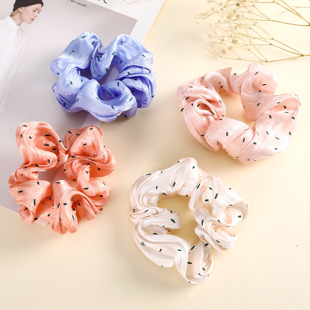 Dây Cột Tóc Haimeikang Màu Sắc Ngọt Ngào Đáng Yêu Theo Phong Cách Hàn Quốc