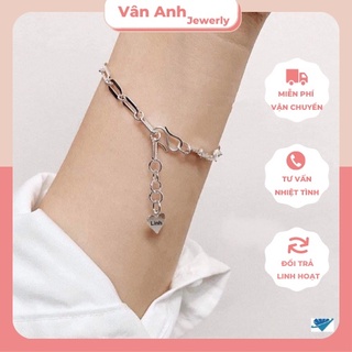 Lắc tay xích nữ siêu xinh-925-vanpham