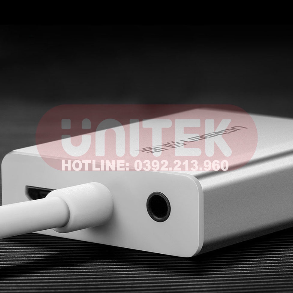 Cáp Chuyển HDMI Sang VGA UGREEN 40212 Có Audio
