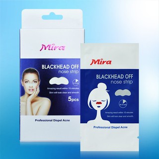 Miếng lột mũi mụn đầu đen Mira 5 miếng
