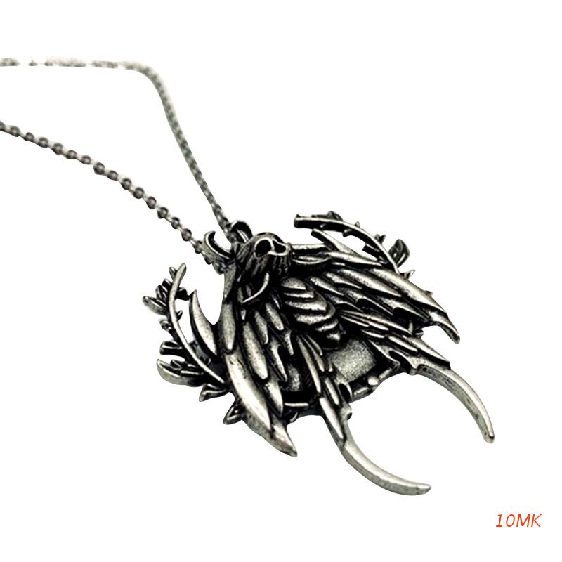 Vòng cổ Mặt Hình Đầu Lâu/ Sâu Bướm 10MK Phong Cách Gothic Thời Trang Cho Nữ