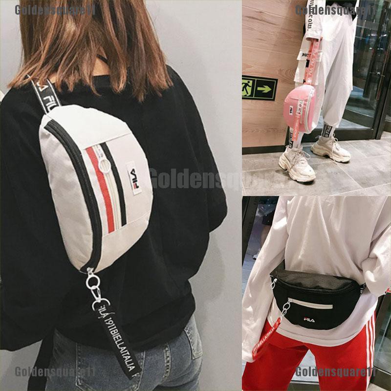 [GOLDENS] Fila Men Women Chest Bag Woemen Waist Bag Sport Shoulder Messenger Sling Bag