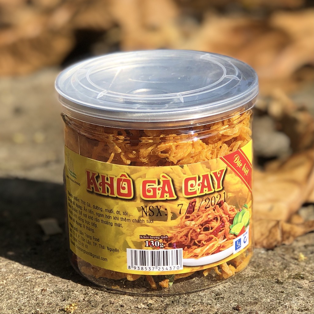 (DATE MỚI) Khô gà lá chanh xé sợi loại ngon, hũ pet 130g | IMINT FOOD - Thế Giới Đồ Ăn Vặt - Khô gà cay | BigBuy360 - bigbuy360.vn