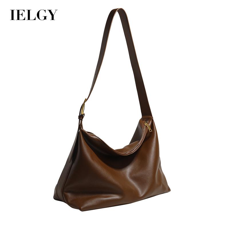 Túi Đeo Vai Cỡ Lớn Màu Nâu Đơn Giản Thời Trang Cho Nữ