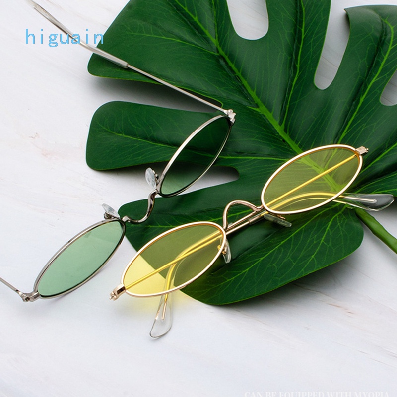 Kính Mát Tròng Oval Tráng Gương Phong Cách Vintage Cho Nam Và Nữ