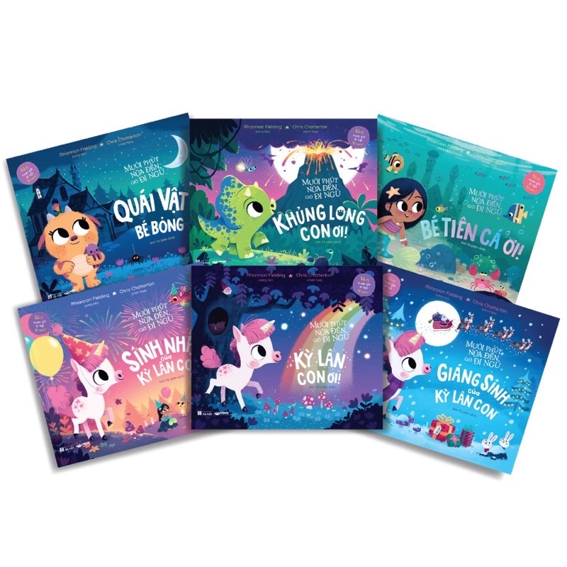 Sách - Mười phút nữa đến giờ đi ngủ - Truyện đọc trước giờ đi ngủ - Crabit Kidbooks (Bộ 6 cuốn)
