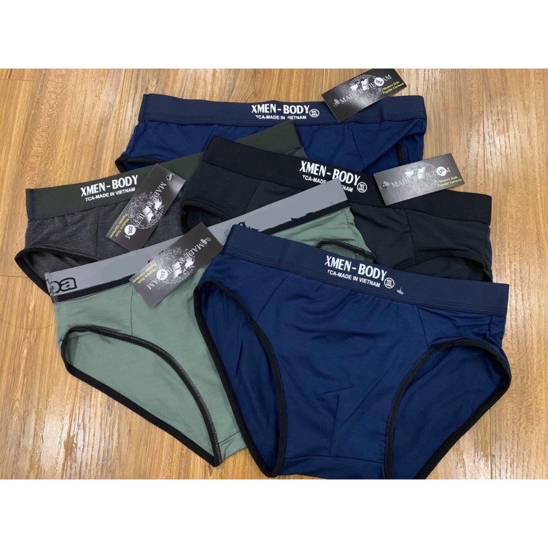 Quần sịp nam , quần lót nam tam giác chất liệu cotton 4 chiều màu sắc ngẫn nhiên
