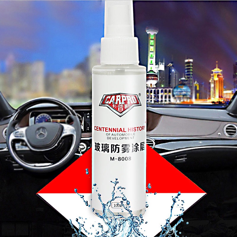 Xịt kính chắn gió chống sương mù và trời mưa ẩm