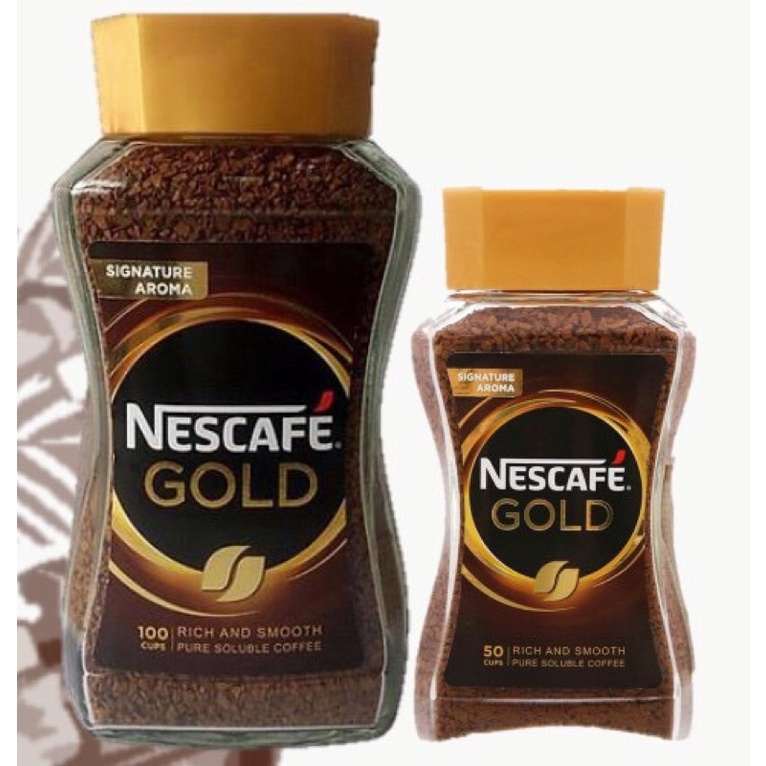 Cafe hòa tan cao cấp Nescafe Gold Hàn Quốc  / Gold Blend Anh 100g / 200g