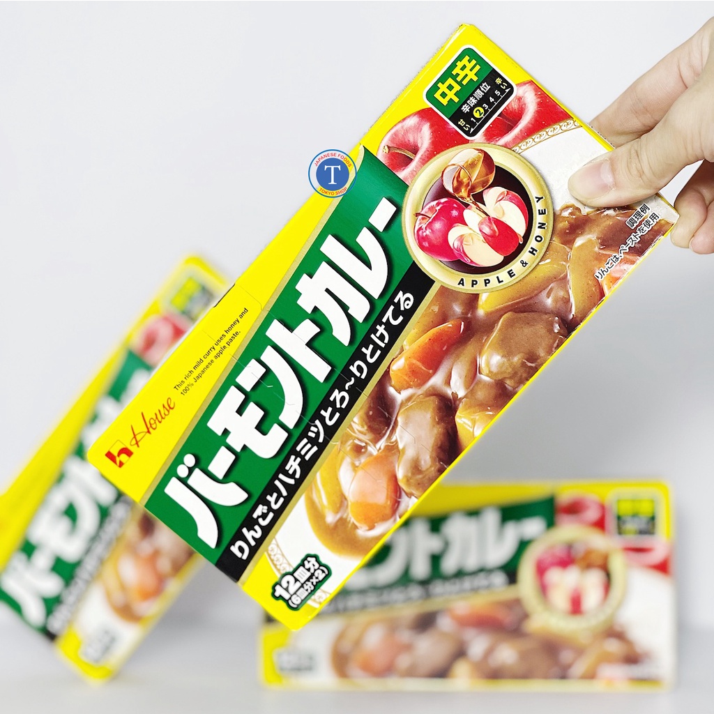 Viên Cà Ri Số 2 Vermont Curry Med Hot 230G (Hộp)