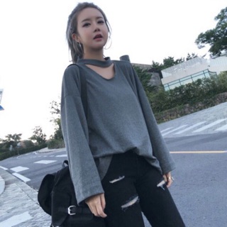 Áo thun chocker cá tính siêu xinh