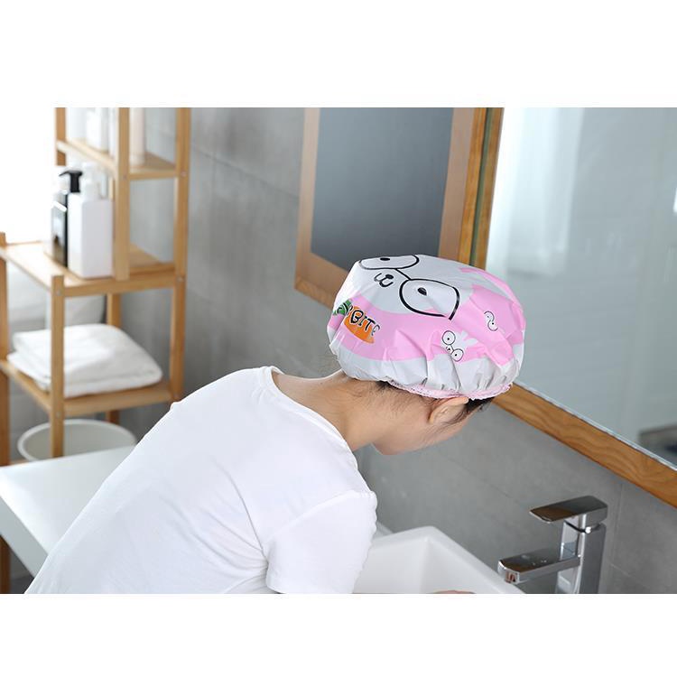 Mũ Tắm Gội Trùm Đầu Tiện Lợi