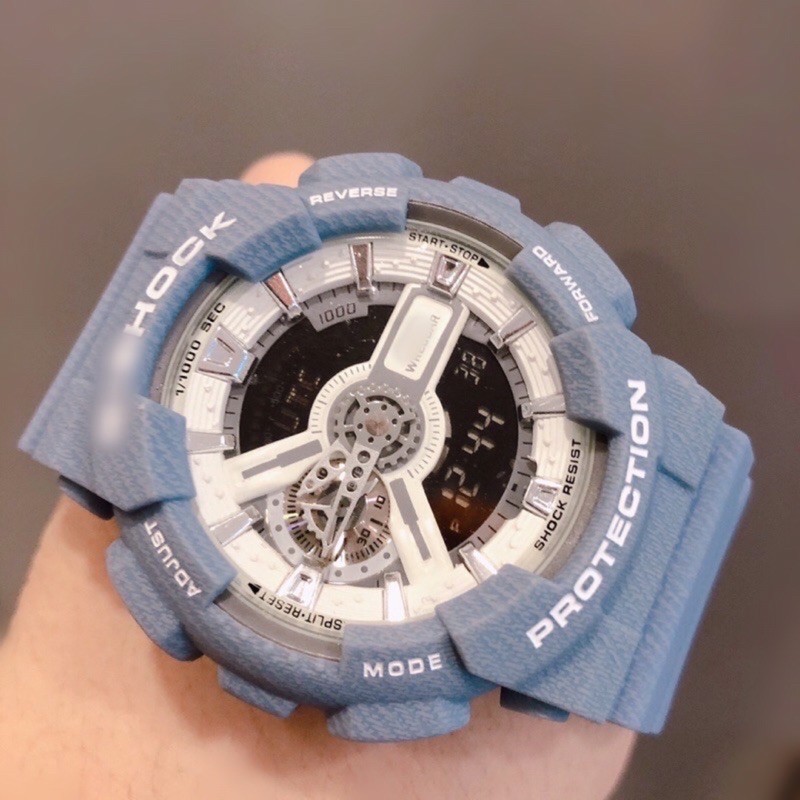 [watches.sg] DH Shock 110-GA xanh mint dây nhám năng động cho nam fuwx | WebRaoVat - webraovat.net.vn