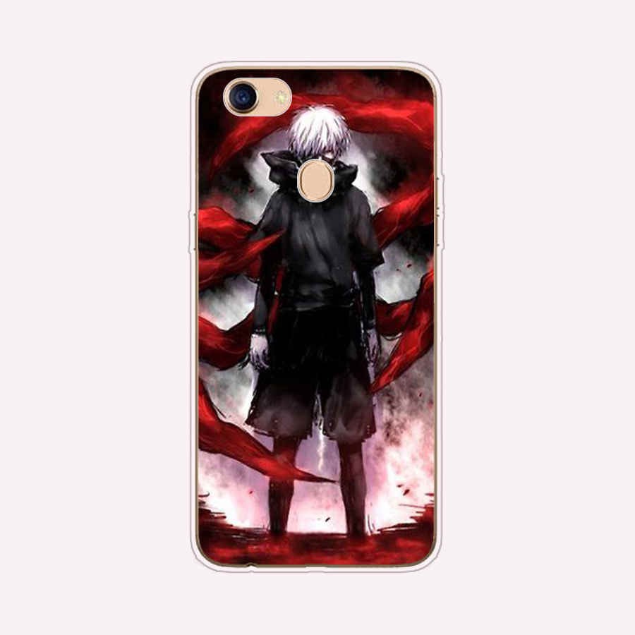 Ốp Lưng Điện Thoại Bằng Silicone Tpu Mềm Hình Tokyo Ghoul Cho Oppo A39 / A57 / Reno / 2 / A12 / A83 / F5 / F7 / A73