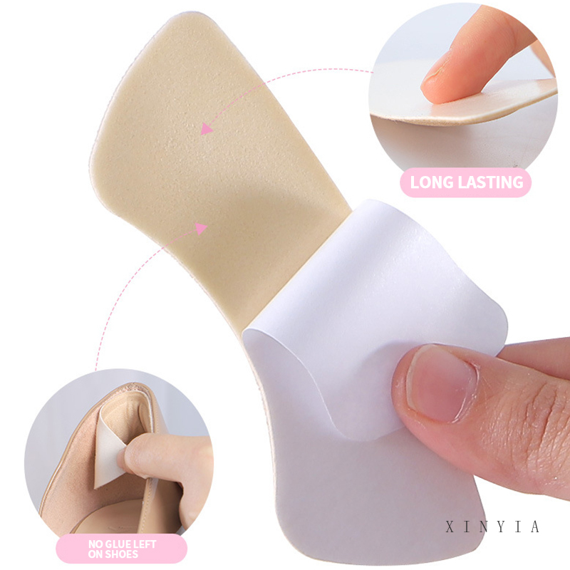 Cặp miếng dán gót giày 4d dày tự dính tái sử dụng được cho nữ