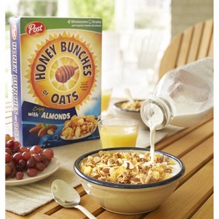 Hạt ngũ cốc tẩm mật ong post honey bunches oats cereal almonds 1.41kg - ảnh sản phẩm 4