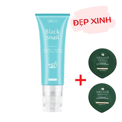 Sữa rửa mặt Black Snail Huyền Phi - Sạch sâu sáng mịn da
