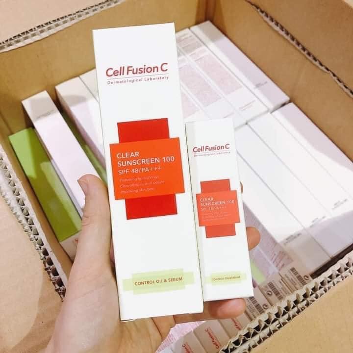 Kem chống nắng  CELL FUSION C  dành cho da dầu, mụn