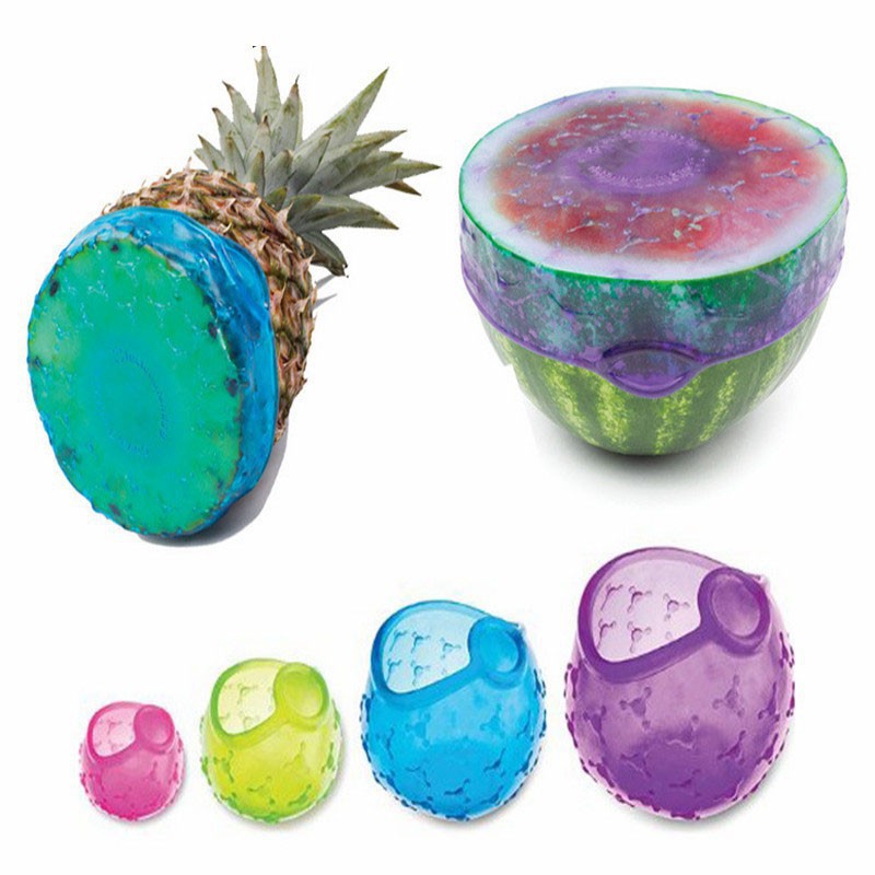 Silicone Food Bag Creative Kitchen Fruit Vegetable Seal Seal