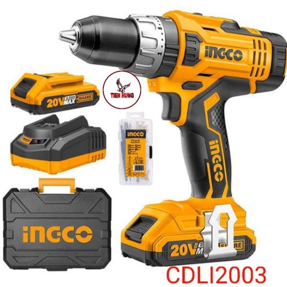 TH 20V Máy khoan dùng pin INGCO CDLI2003 GIATRITHUC