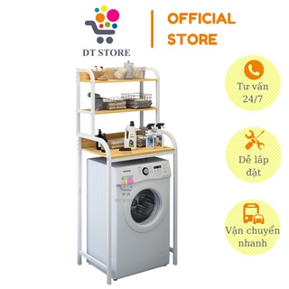 Kệ để máy giặt 2,3 Tầng khung sắt sơn tĩnh để đồ gọn gàng, Kệ máy giặt cao cấp sắp xếp đồ đạc gọn gàng