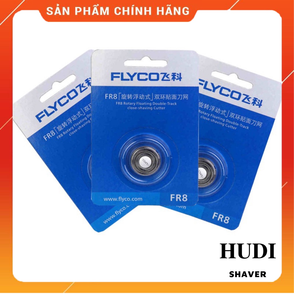 Lưỡi máy cạo râu Flyco FR6, FR8, có khả năng tự mài sắc lại, lắp vừa đa số dòng máy cạo râu hiện nay