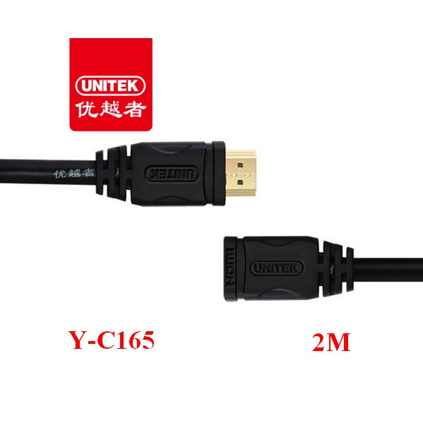 Cáp HDMI nối dài 2m Y-C165 chính hãng Unitek