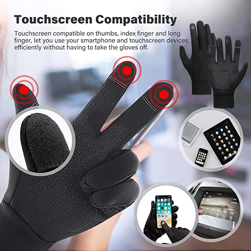 Găng tay giữ ấm chống trượt có thể dùng màn hình cảm ứng tiện dụng chất lượng cao