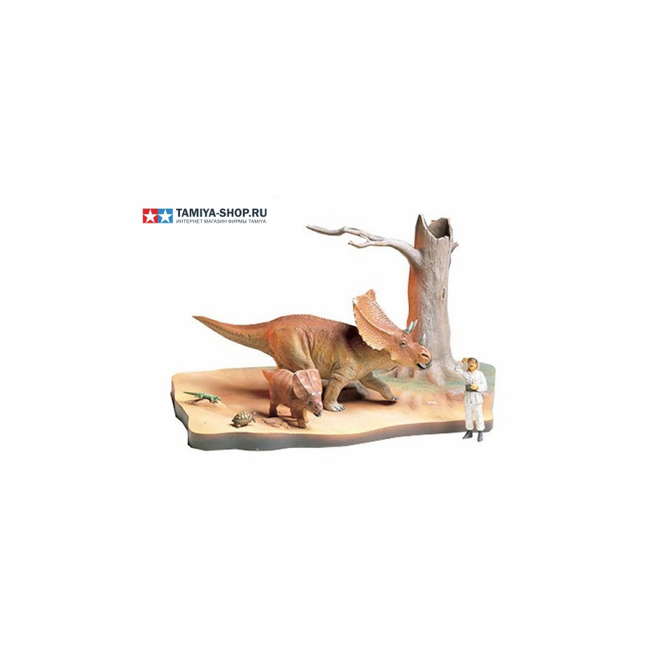 MÔ HÌNH KHỦNG LONG 1/35 SCALE CHASMOSAURUS DIORAMA SET TAMIYA 60101