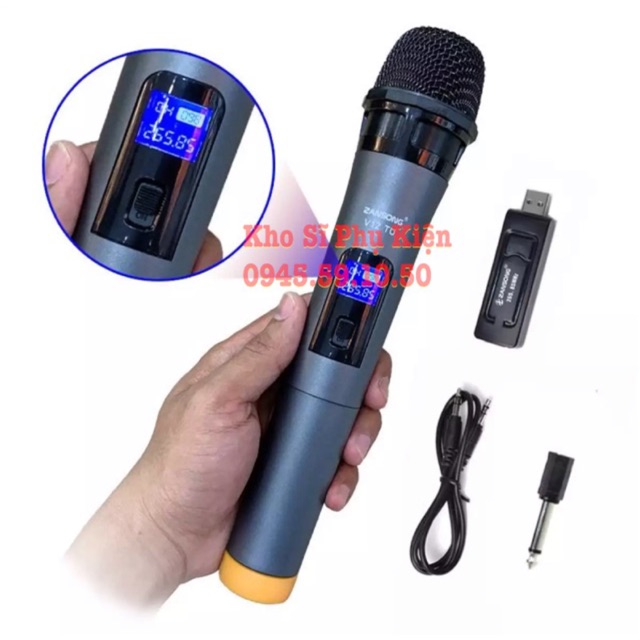 MICRO KHÔNG DÂY DAILE/ Shure/Zansong V12 Full box