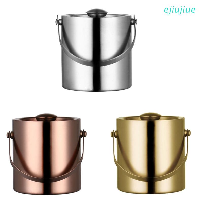 Thùng đựng đá giữ nhiệt bằng thép không gỉ 3L tiện dụng