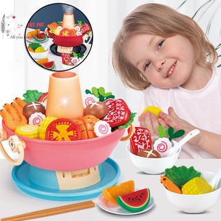 Bộ đồ chơi nồi lẩu nhà bếp 21 / 42 có đèn và nhạc cho bé